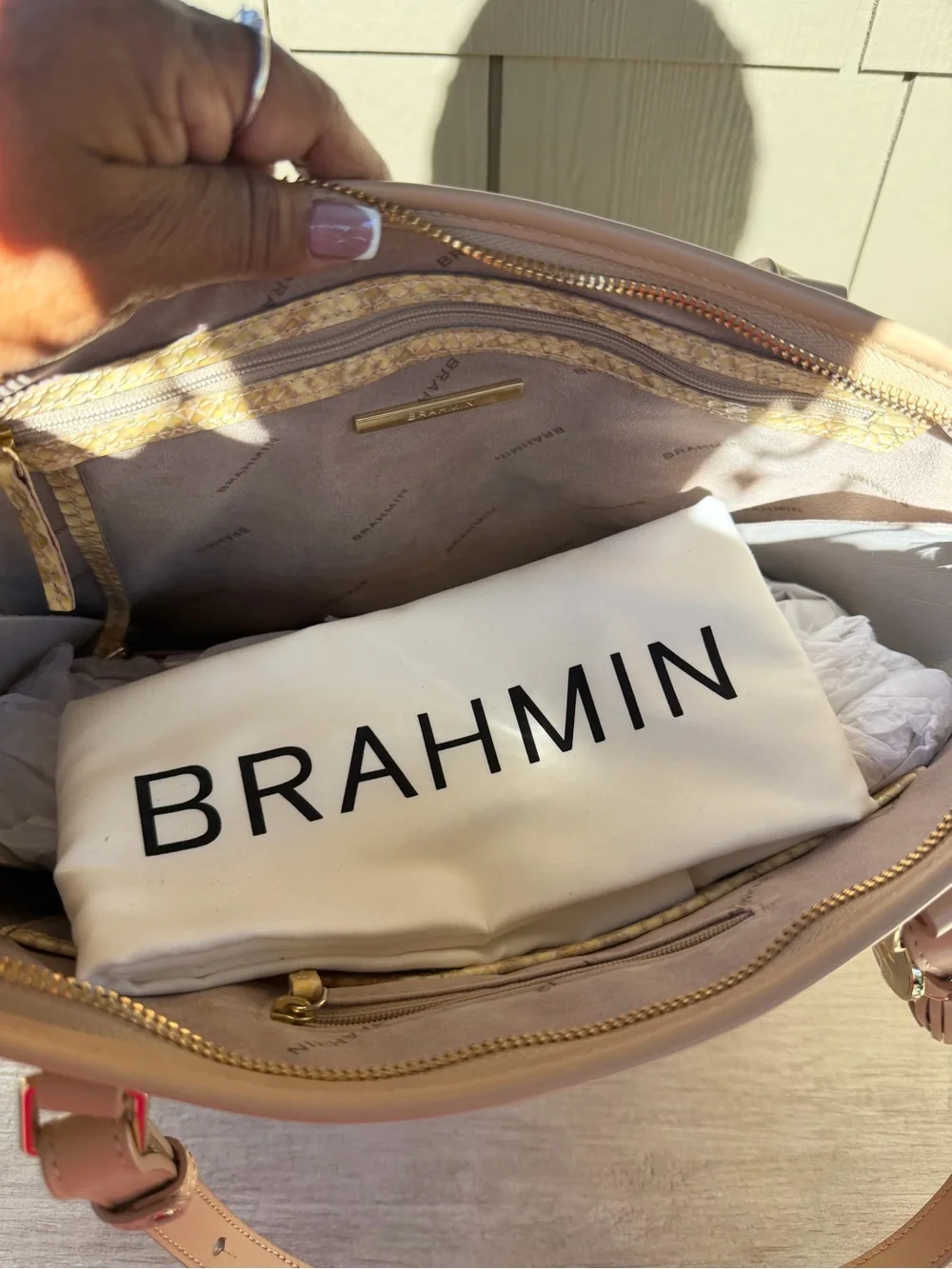Brahmin stylish woven